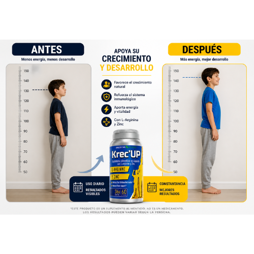 Krec’UP™: Tratamiento Completo de 30 Días para el Crecimiento y Desarrollo Óptimo 🎁
