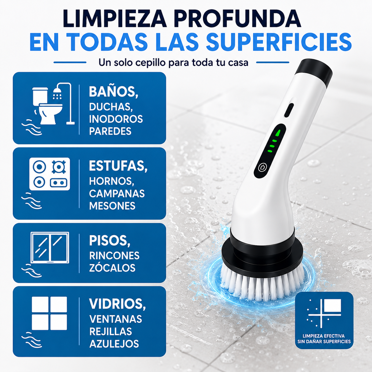 TurboBrush™ 9 en 1 | Limpia tu hogar sin agacharte